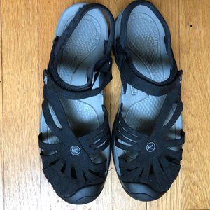 Women's Keen Rose Sandals Black/Neutral Grey Women's 12